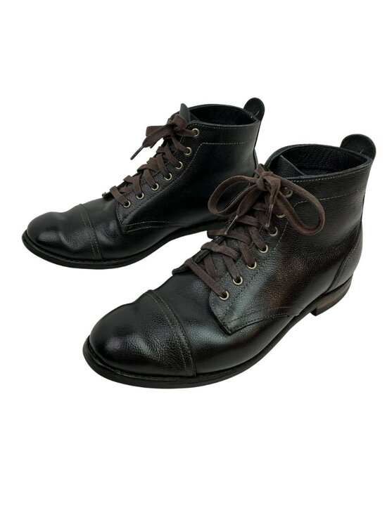 Allen Edmonds Promontory Point Cap Toe Leather Boots Mens 9.5-10 main image 4
